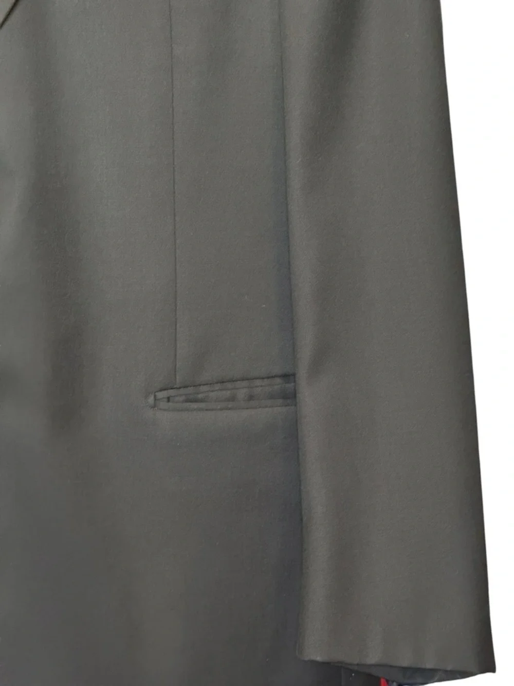Italian Sidi Collection Blazer Loro Piana Super 120’s Wool 52R Charcoal Blac